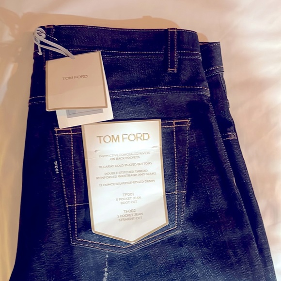 Tom Ford Jeans Selvedge Denim Euro Size 54, Canadian 36-38 waist - Picture 1 of 9